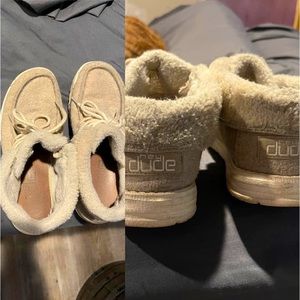 hey dude high top fur